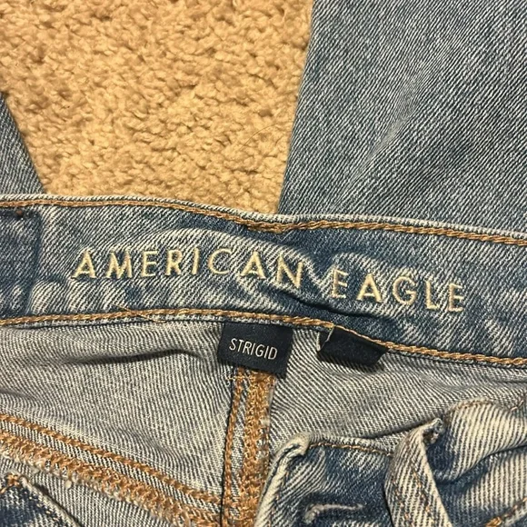 Distressed Blue Women's Jeans - Picture 2 of 2